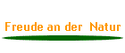 Freude an der  Natur